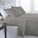 All / Sheet Set-600TC-ORG/CT/SD-QUEEN-Hemstitch/Grey-ORGANIC CERT
