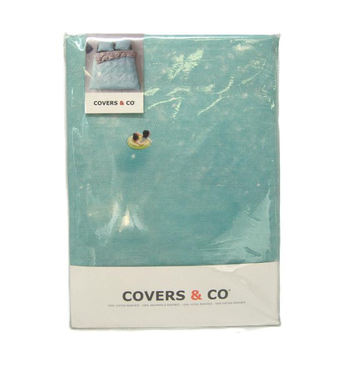 Duvet / Cover-144TC-CT/PR-DBL/FULL-Ocean/Anthracite-COVERS & CO