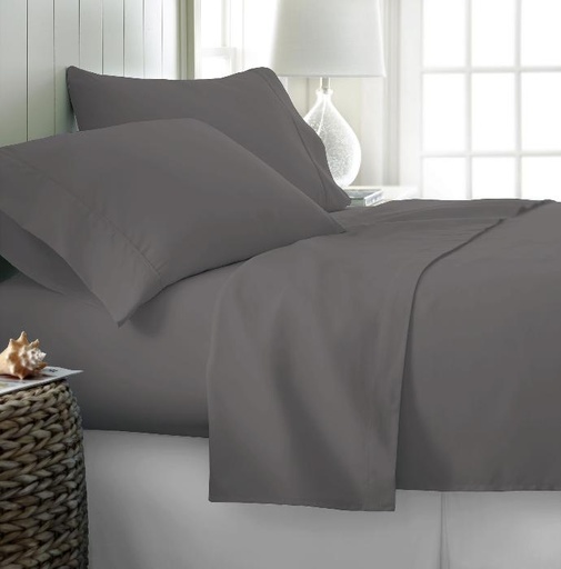 [628451086772] All / Sheet Set-500TC-LIQ/CT/SD-QUEEN-NA/Dark Grey-MODERN ANTIQUITY