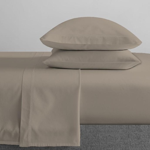 [628450043196] All / Sheet Set-600TC-ORG/CT/SD-QUEEN-NA/Taupe-MONTEBELLO FLN